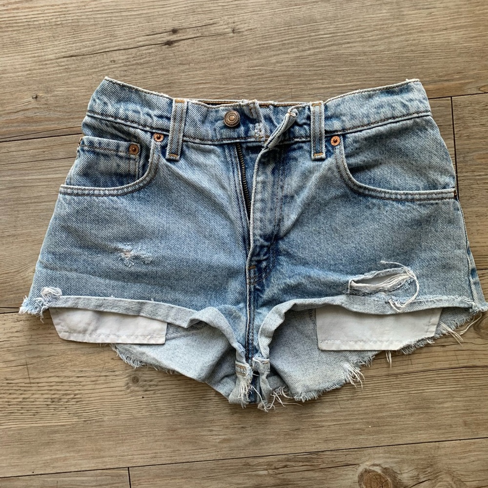 Levi denim shorts